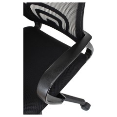 Кресло оператора Helmi HL-M95 R (695) "Airy", спинка сетка черная/сиденье ткань TW черная, пиастра Кресло оператора Helmi HL-M95 R (695) "Airy", спинка сетка черная/сиденье ткань TW черная, пиастра - фото 7