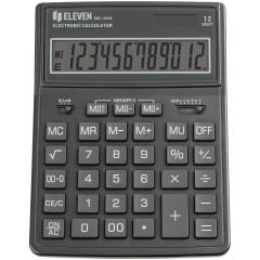 Калькулятор настольный Eleven SDC-444X-GR, 12 разрядов, двойное питание, 155*204*33мм, cерый Калькулятор настольный Eleven SDC-444X-GR, 12 разрядов, двойное питание, 155*204*33мм, cерый - фото 2