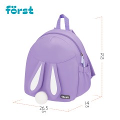 Рюкзак F?rst F-Kids "Lavender" 31*26,5*14см, 1 отделение, 2 кармана, уплотненная спинка Рюкзак F?rst F-Kids "Lavender" 31*26,5*14см, 1 отделение, 2 кармана, уплотненная спинка - фото 7