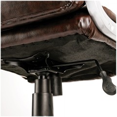 Кресло руководителя Helmi HL-E09 "Capital", экокожа коричневая - фото 6