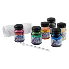 Краски по ткани Гамма "Батик-хобби", 05 цветов + резерв, 70мл, картон. упаковка - фото 5