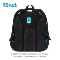 Ранец F?rst F-Base "Extra Power" 36*29*17см, 3 отделения, 2 кармана, анатомическая спинка Ранец F?rst F-Base "Extra Power" 36*29*17см, 3 отделения, 2 кармана, анатомическая спинка - фото 3