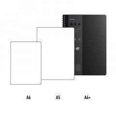 Бизнес-тетрадь А4+, 80л., Berlingo "Steel&Style", клетка, на гребне, 80г/м2, пластик. (полифом) обложка, линейка-закладка, черная Бизнес-тетрадь А4+, 80л., Berlingo "Steel&Style", клетка, на гребне, 80г/м2, пластик. (полифом) обложка, линейка-закладка, черная - фото 6