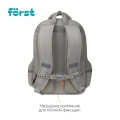 Рюкзак F?rst F-Color "Lavanda" 39,5*28,5*14см, 1 отделение, 4 кармана, уплотненная спинка - фото 4