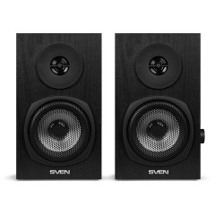 Колонки Sven SPS-575, 2*3W, деревянный корпус, питание через USB, черный - фото 2