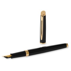 Ручка перьевая Waterman "Hemisphere Mars Black GT" синяя, 0,8мм, подарочная упаковка Ручка перьевая Waterman "Hemisphere Mars Black GT" синяя, 0,8мм, подарочная упаковка - фото 3
