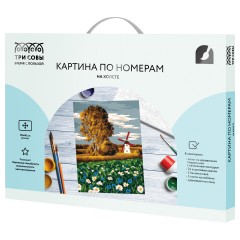 Картина по номерам на холсте ТРИ СОВЫ "Ромашковое поле", 30*40, с акриловыми красками и кистями Картина по номерам на холсте ТРИ СОВЫ "Ромашковое поле", 30*40, с акриловыми красками и кистями - фото 2