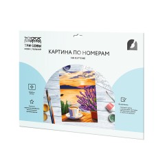 Картина по номерам на картоне ТРИ СОВЫ "Аромат лаванды", 30*40, с акриловыми красками и кистями Картина по номерам на картоне ТРИ СОВЫ "Аромат лаванды", 30*40, с акриловыми красками и кистями - фото 2