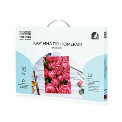 Картина по номерам на холсте ТРИ СОВЫ "Цветочный ковер", 40*50, с акриловыми красками и кистями Картина по номерам на холсте ТРИ СОВЫ "Цветочный ковер", 40*50, с акриловыми красками и кистями - фото 2