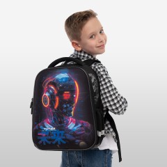 Ранец Berlingo Expert Mini "Cyberpunk" 36*27*14см, 2 отделения, 2 кармана, анатомическая спинка - фото 10
