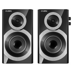 Колонки Sven SPS-619, 2*10W, деревянный корпус, черный Колонки Sven SPS-619, 2*10W, деревянный корпус, черный - фото 3
