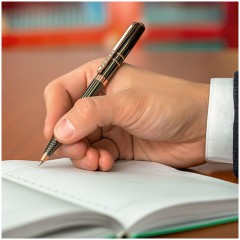 Ручка шариковая Delucci "Sole" синяя 1,0мм, цвет корпуса - оружейный металл, поворот., подарочная упаковка Ручка шариковая Delucci "Sole" синяя 1,0мм, цвет корпуса - оружейный металл, поворот., подарочная упаковка - фото 6