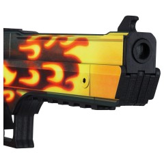 Пистолет деревянный ТРИ СОВЫ Desert Eagle, серия легендарный, "Пламя", подложка ХДФ с европодвесом, термоусадка Пистолет деревянный ТРИ СОВЫ Desert Eagle, серия легендарный, "Пламя", подложка ХДФ с европодвесом, термоусадка - фото 3
