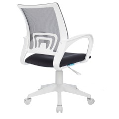 Кресло оператора Helmi HL-M95 R (W695) "Airy", спинка сетка серая/сиденье ткань TW серая, пиастра, пластик белый Кресло оператора Helmi HL-M95 R (W695) "Airy", спинка сетка серая/сиденье ткань TW серая, пиастра, пластик белый - фото 4