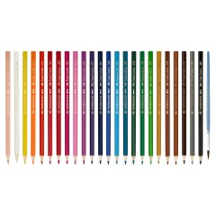 Карандаши акварельные Faber-Castell, 24цв+кисть, картон, европодвес Карандаши акварельные Faber-Castell, 24цв+кисть, картон, европодвес - фото 4