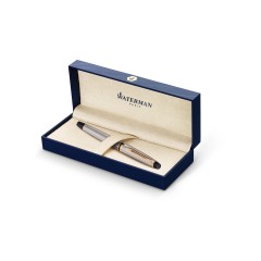 Ручка-роллер Waterman "Expert Stainless Steel GT" черная, 0,8мм, подарочная упаковка - фото 3
