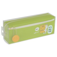 Пенал мягкий 1 отделение, 1 карман, 220*50*85 MESHU "Smile", полиэстер - фото 4