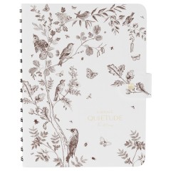 Ежедневник недатированный, А5, 136л., мягкий переплет, экокожа, BG "Embrace. Solitude", на гребне, подарочная  коробка, ручка в комплекте - фото 2