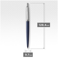 Набор Parker "Jotter London": шар. ручка Blue + гел. ручка Stainless Steel, 1,0мм, кнопочн., блистер Набор Parker "Jotter London": шар. ручка Blue + гел. ручка Stainless Steel, 1,0мм, кнопочн., блистер - фото 5