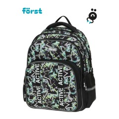 Рюкзак F?rst F-COMFY "Abstract" 38*29*15см, 2 отделения, 3 кармана, эргономичная спинка Рюкзак F?rst F-COMFY "Abstract" 38*29*15см, 2 отделения, 3 кармана, эргономичная спинка - фото 2