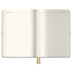 Ежедневник недатированный, А5, 136л., кожзам, Berlingo "Casual", с резинкой, серый, желтый срез - фото 5