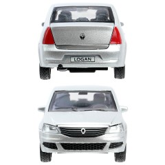 Машина игрушечная Технопарк "Renault Logan", RENAULT, металл., 12см, серебристый, с подвижными элементами Машина игрушечная Технопарк "Renault Logan", RENAULT, металл., 12см, серебристый, с подвижными элементами - фото 6