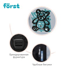 Рюкзак F?rst F-Teens "Street Fashion" 40*28*15см, 1 отделение, 7 карманов, уплотненная спинка Рюкзак F?rst F-Teens "Street Fashion" 40*28*15см, 1 отделение, 7 карманов, уплотненная спинка - фото 7