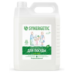 Средство для мытья посуды Synergetic Алоэ концентрированное 5л