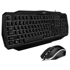 Комплект клавиатура + мышь Sven GS-9100, USB, подсветка, черный Комплект клавиатура + мышь Sven GS-9100, USB, подсветка, черный - фото 6
