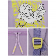 Рюкзак Berlingo Light "Angel lilac" 39,5*28*16см, 2 отделения, 3 кармана, уплотненная спинка - фото 9