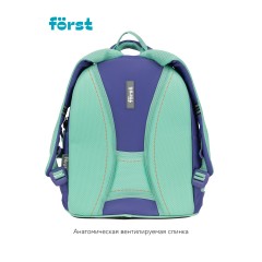 Рюкзак F?rst F-JUNIOR "Smiley" 38*29*18см, 3 отделения, 2 кармана, эргономичная спинка - фото 5