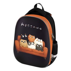 Ранец F?rst School Base "Feline friends" 39*30*18см, 2 отделения, 2 кармана, анатомическая спинка