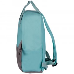 Рюкзак ArtSpace Casual "Soft mint"38*30*13см, 1 отделение, 2 кармана, иск. замша/канва - фото 4