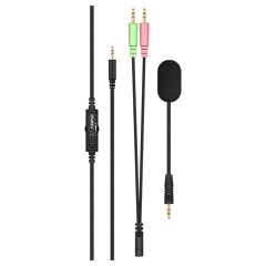 Наушники с микрофоном Sven AP-G999MV (с регулятором громкости), 2,2м, съемный микрофон, серый - фото 5