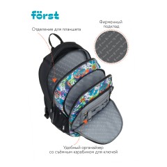 Рюкзак F?rst F-JUNIOR "Cool" 38*29*18см, 3 отделения, 2 кармана, эргономичная спинка Рюкзак F?rst F-JUNIOR "Cool" 38*29*18см, 3 отделения, 2 кармана, эргономичная спинка - фото 7