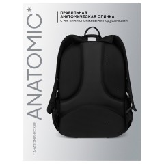 Рюкзак Berlingo U4 "Black Energy" 41*29,5*13см, 2 отделения, 3 кармана, эргономичная спинка - фото 4