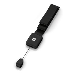 Бейдж вертикальный Berlingo "ID 500", 55*85мм, экокожа, держатель-рулетка с лентой 45 см, черный - фото 5