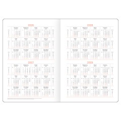 Ежедневник датированный 2026г., А5, 176л., твердый переплет, кожзам, BG "Fillsta. Orange", оранжевый - фото 2