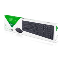 Комплект беспроводной клавиатура + мышь Smartbuy ONE 240262AG, низкопрофильная, бесшумная работа кнопок, USB, черный - фото 3
