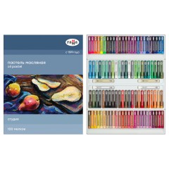 Пастель масляная Гамма "Студия", 100 мелков, картон.упак.