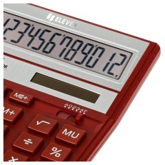 Калькулятор настольный Eleven SDC-888X-RD, 12 разрядов, двойное питание, 158*203*31мм, красный Калькулятор настольный Eleven SDC-888X-RD, 12 разрядов, двойное питание, 158*203*31мм, красный - фото 4