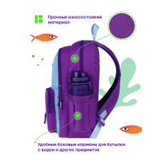 Рюкзак Berlingo "Envy" 2 отделения, 4 кармана, уплотненная спинка, 39*28*17см, голубой Рюкзак Berlingo "Envy" 2 отделения, 4 кармана, уплотненная спинка, 39*28*17см, голубой - фото 4