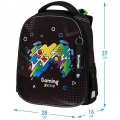 Ранец Berlingo Expert Max "Gaming Zone" 37*28*16см, 2 отделения, анатомическая спинка, дождевик в комплекте - фото 2