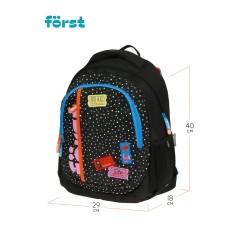 Рюкзак F?rst F-Trend "Dots style" 40*29*18см, 2 отделения, 3 кармана, эргономичная спинка Рюкзак F?rst F-Trend "Dots style" 40*29*18см, 2 отделения, 3 кармана, эргономичная спинка - фото 3
