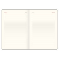 Ежедневник датированный 2026г., А5, 176л., мягкий переплет, кожзам, Greenwich Line "Flower. Indigo", синий, цветной срез - фото 9