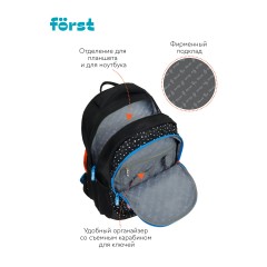 Рюкзак F?rst F-Trend "Dots style" 40*29*18см, 2 отделения, 3 кармана, эргономичная спинка Рюкзак F?rst F-Trend "Dots style" 40*29*18см, 2 отделения, 3 кармана, эргономичная спинка - фото 7