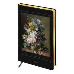 Ежедневник датированный 2026г., А5, 176л., твердый переплет, кожзам, Greenwich Line "High Art. Eelkema", золотой срез - фото 2