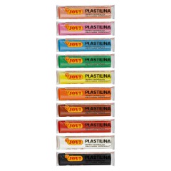 Пластилин растительный JOVI, 8 цветов, 25г, растительный, формочки, стеки, скалка, в чемодане - фото 6