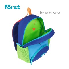Рюкзак F?rst F-Kids "Shark" 30*23*13см, 1 отделение, 3 кармана, уплотненная спинка Рюкзак F?rst F-Kids "Shark" 30*23*13см, 1 отделение, 3 кармана, уплотненная спинка - фото 6