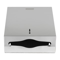 Диспенсер для полотенец листовых OfficeClean Professional (V-сл.), нержавеющая сталь, глянцевое покрытие - фото 4